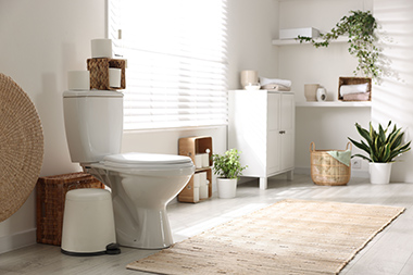 Five Corners Toilet Installation